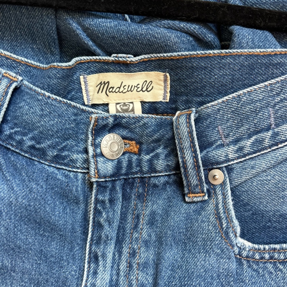Madewell Super Wide Leg Jeans in Blue - Picture 7 of 8